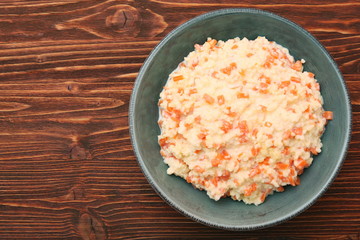 Millet porridge with pumpkin