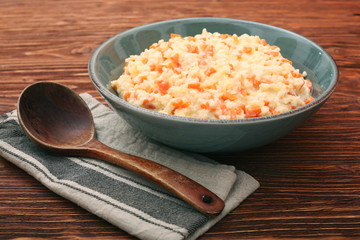 Millet porridge with pumpkin
