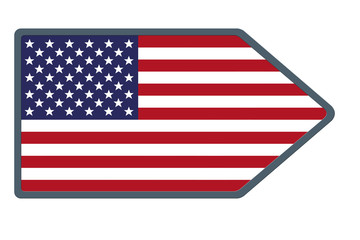 Fototapeta premium Drapeau Etats Unis