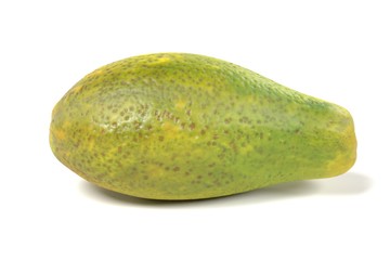 realistic 3d render of papaya on white backround