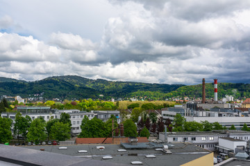 Freiburg Germany Landscape Black Forest Europe Beautiful Nature Clouds Blue Houses Sunny