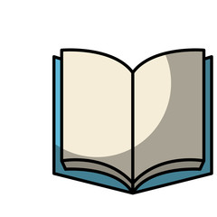 book icon over white background. vector illustration