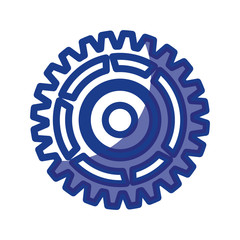 Gear machinery piece icon vector illustration graphic design
