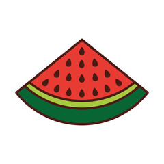 watermelon fresh fruit icon vector illustration design