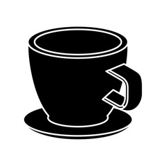 coffee cup isometric icon vector illustration design