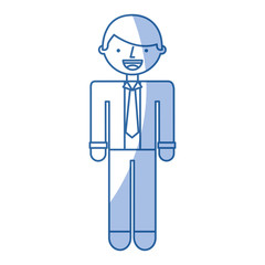 businessman avatar character icon vector illustration design