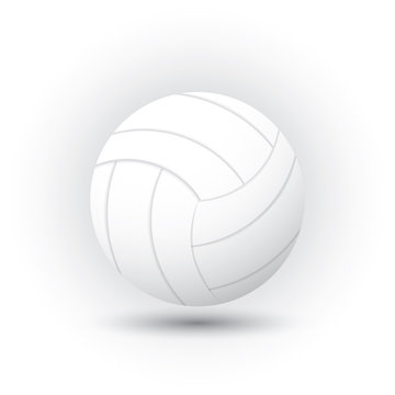 volleyball icons isolated on white background.
