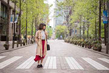 Fototapeta premium 笑顔が可愛い 女性