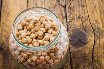 Organic chickpeas