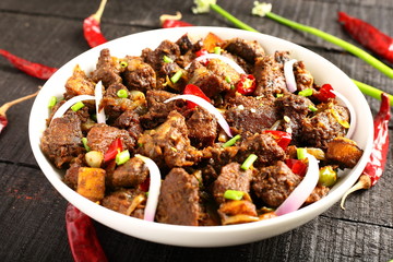 Delicious homemade Mutton roast 