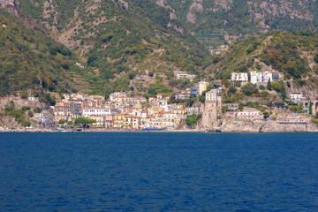 Fototapeta na wymiar Cetara town on Amalfi coast in Italy