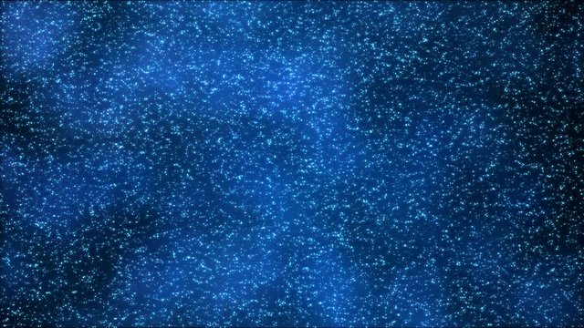 Colorful Stardust Particles Animation - Loop Blue