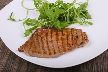 Grilled beef steak