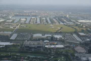 Landing at Miami International Airport