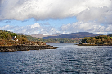 The view when Sailing for The Isle of Mull