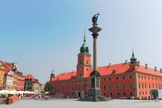 Warschau, Königsschloss und Sigismundsäule
