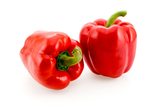 Red Bell Pepper Isolated