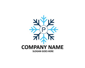 P Snow Letter Logo