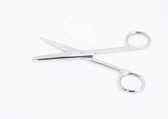 ciseaux &agrave; ongles,ustensile,isol&eacute;,fond blanc