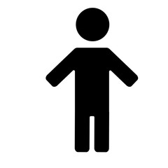 Fototapeta na wymiar figure of man icon over white background. vector illustration
