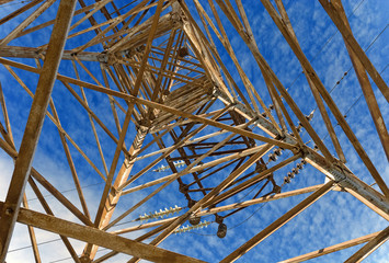 electric tower high voltage post
