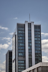 Fototapeta premium Fragment of modern office buildings in Poznan.