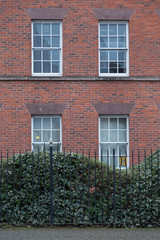 Brickwall facade in england