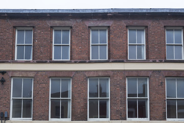 Brickwall facade in england