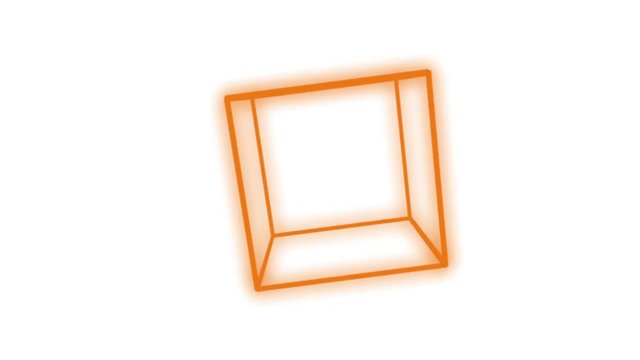 4k 3d blue cube,mathematics geometry in space.