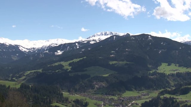 Itter, Hopfgarten im Brixental, Brixental, Tirol, Hohe Salve, Gampenkogel, Panorama, Alpen