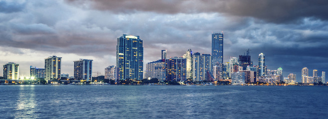 building and clouds