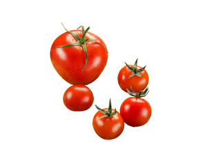 Tomato Isolated on white background