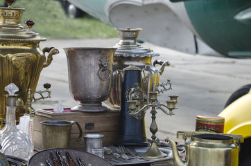 Old kitchen utensils