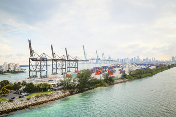 Obraz premium Port of Miami