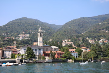 Fototapeta premium Cernobbio at Lake Como, Lombardy Italy 