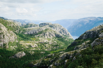 Fototapeta na wymiar Norwegian fjords