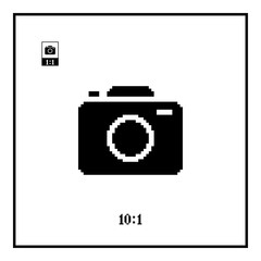 Pixel perfect camera icon