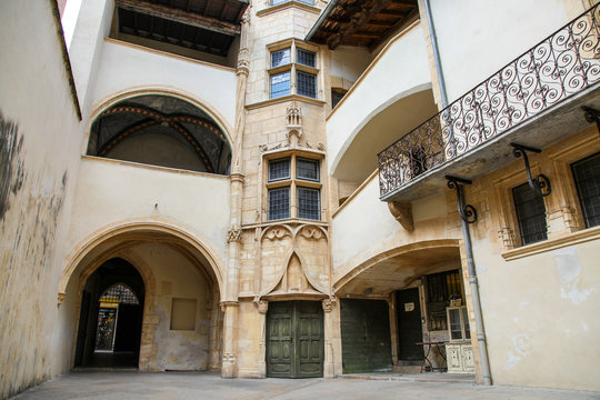 courtyard in Lyon