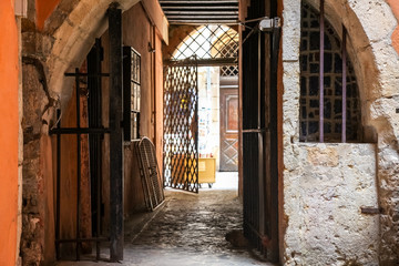 courtyard in Lyon