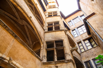 courtyard in Lyon