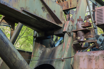 Abandoned crane