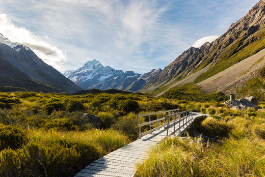 Mount Cook Track in Neuseeland