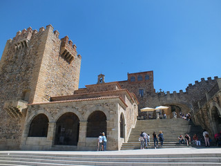 plaza mayor de caceres