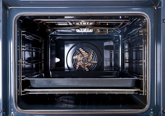 Open oven for cooking