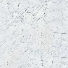 Deurstickers Light marble texture. Seamless square background, tile ready. © Dmytro Synelnychenko