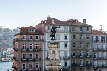 Obraz premium Statue of Prince Henry the Navigator in Porto, Portugal