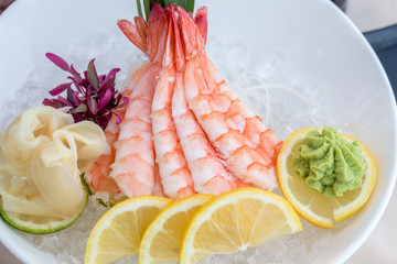 Sashimi shrimp