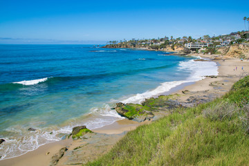 Fototapeta premium Laguna Beach, hrabstwo Orange, wybrzeże południowej Kalifornii
