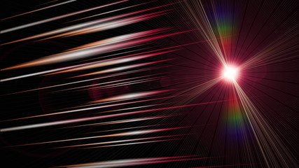 Futuristic stripe background design with lights