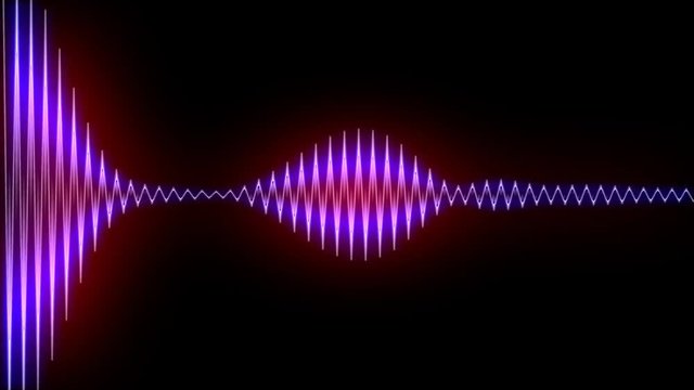 audio wave trance dance music background